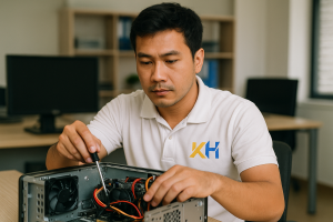 sửa máy tính Long Hậu