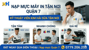Thợ nạp mực tận nơi quận 7