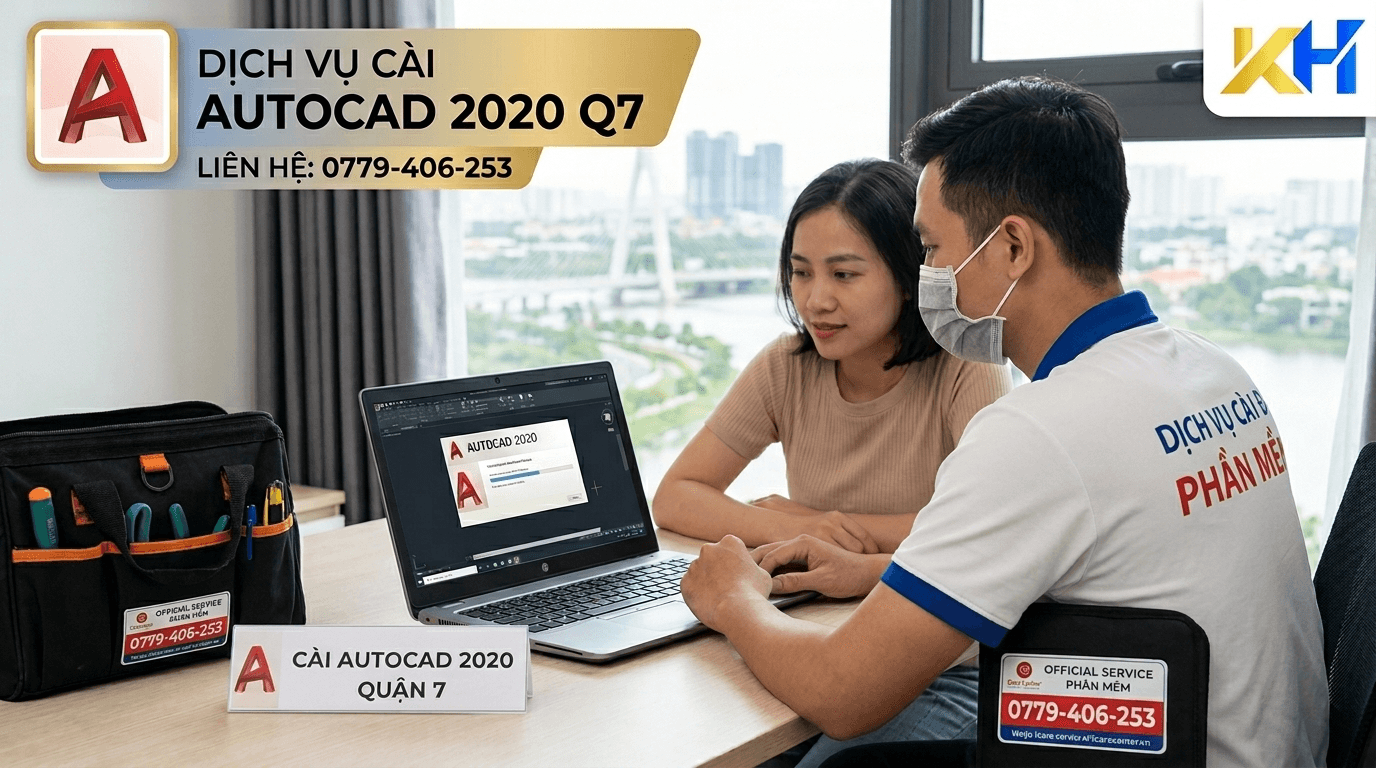 dịch vụ cài phần mềm autocad 2020 quận 7