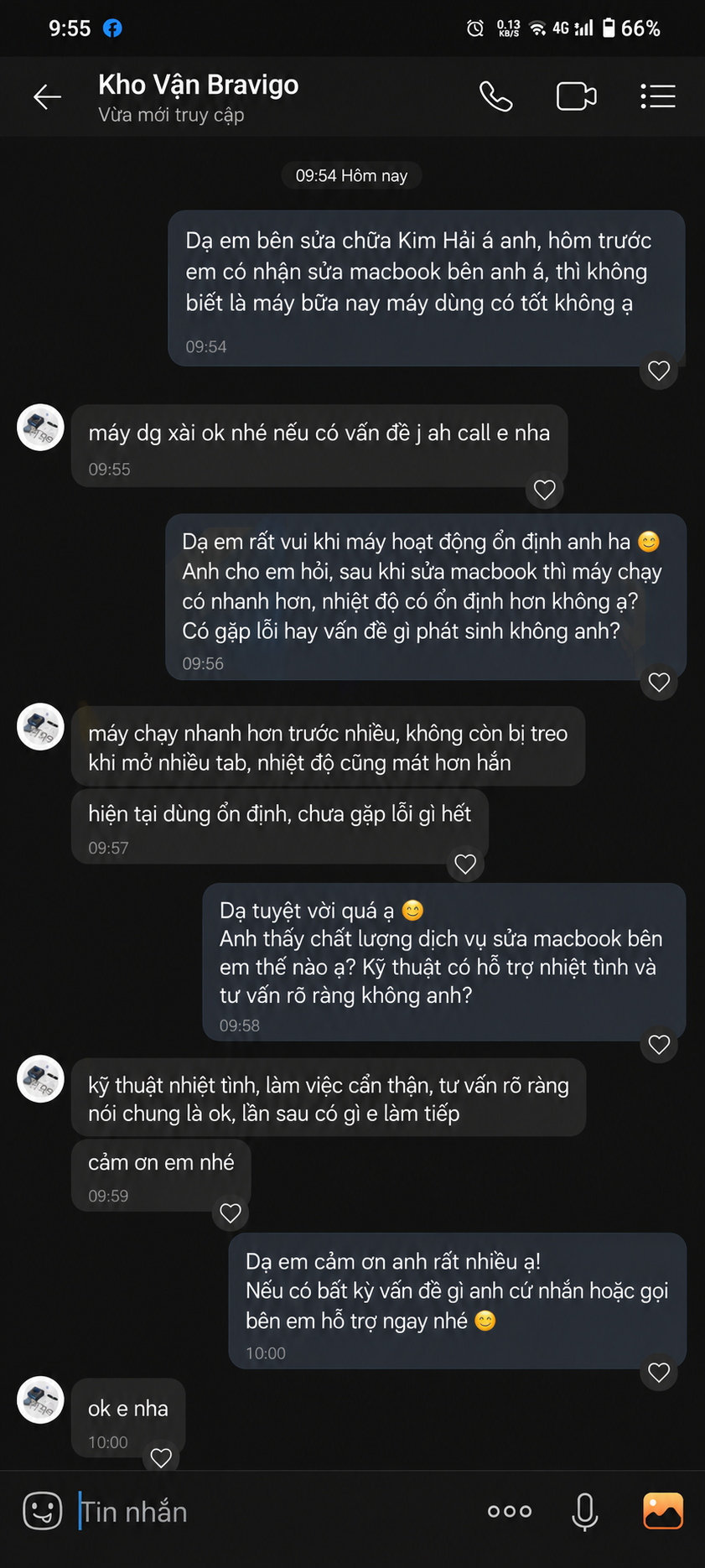 Tin nhắn khách hàng 5