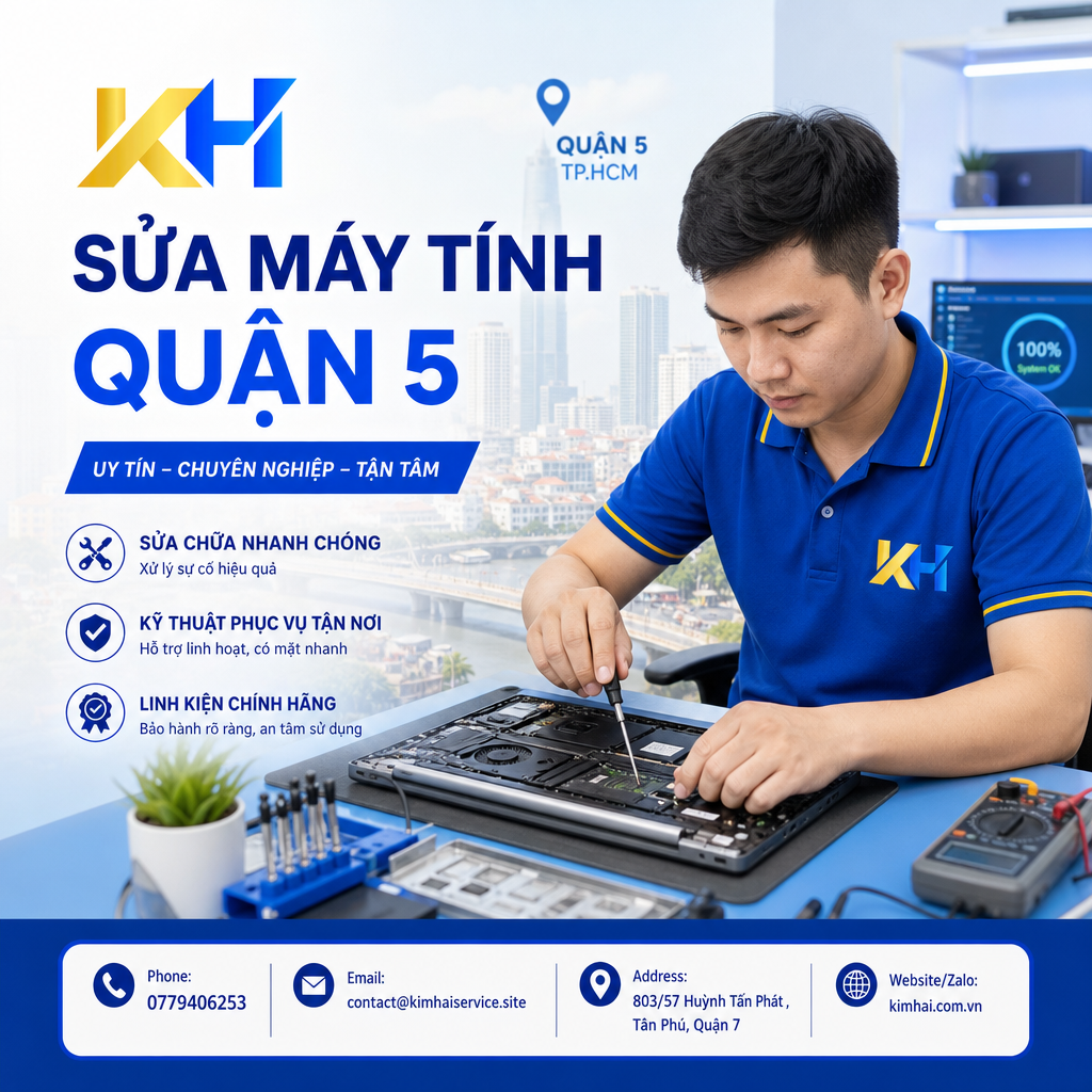 sửa máy tính quận 5