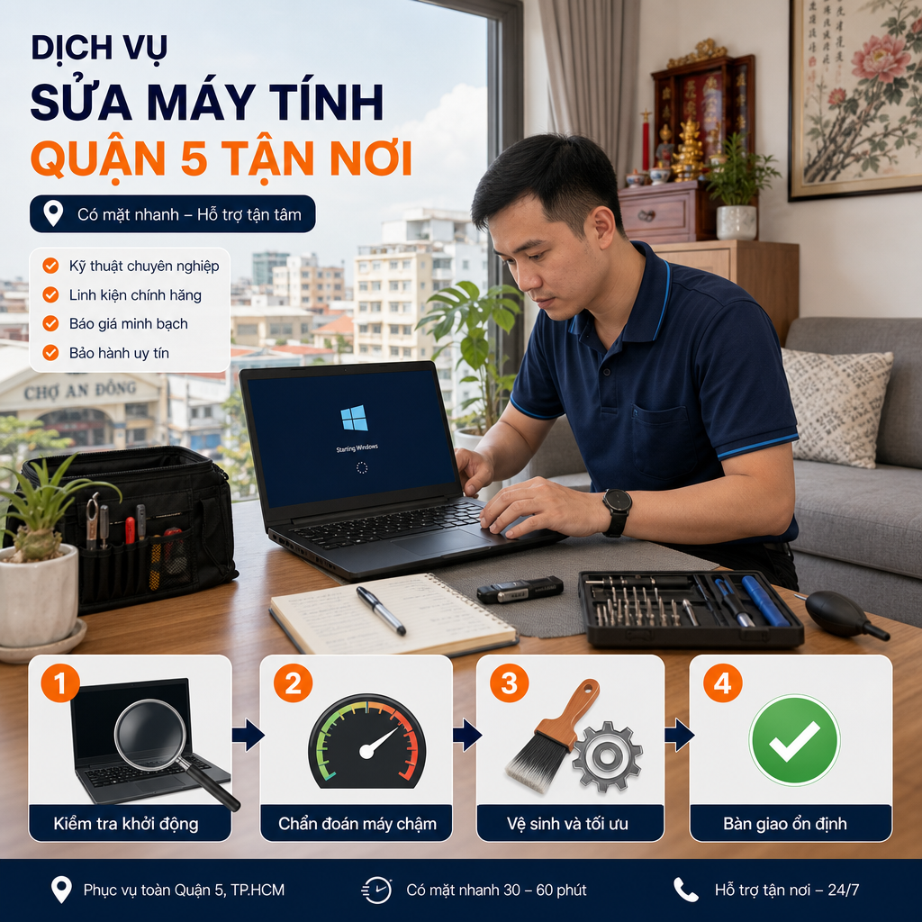 sửa máy tính quận 5