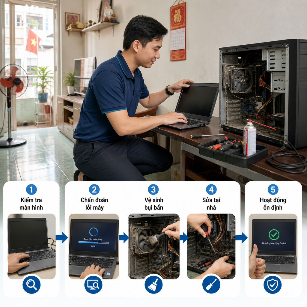 sửa máy tính quận 6