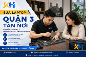sửa laptop quận 3 tận nơi