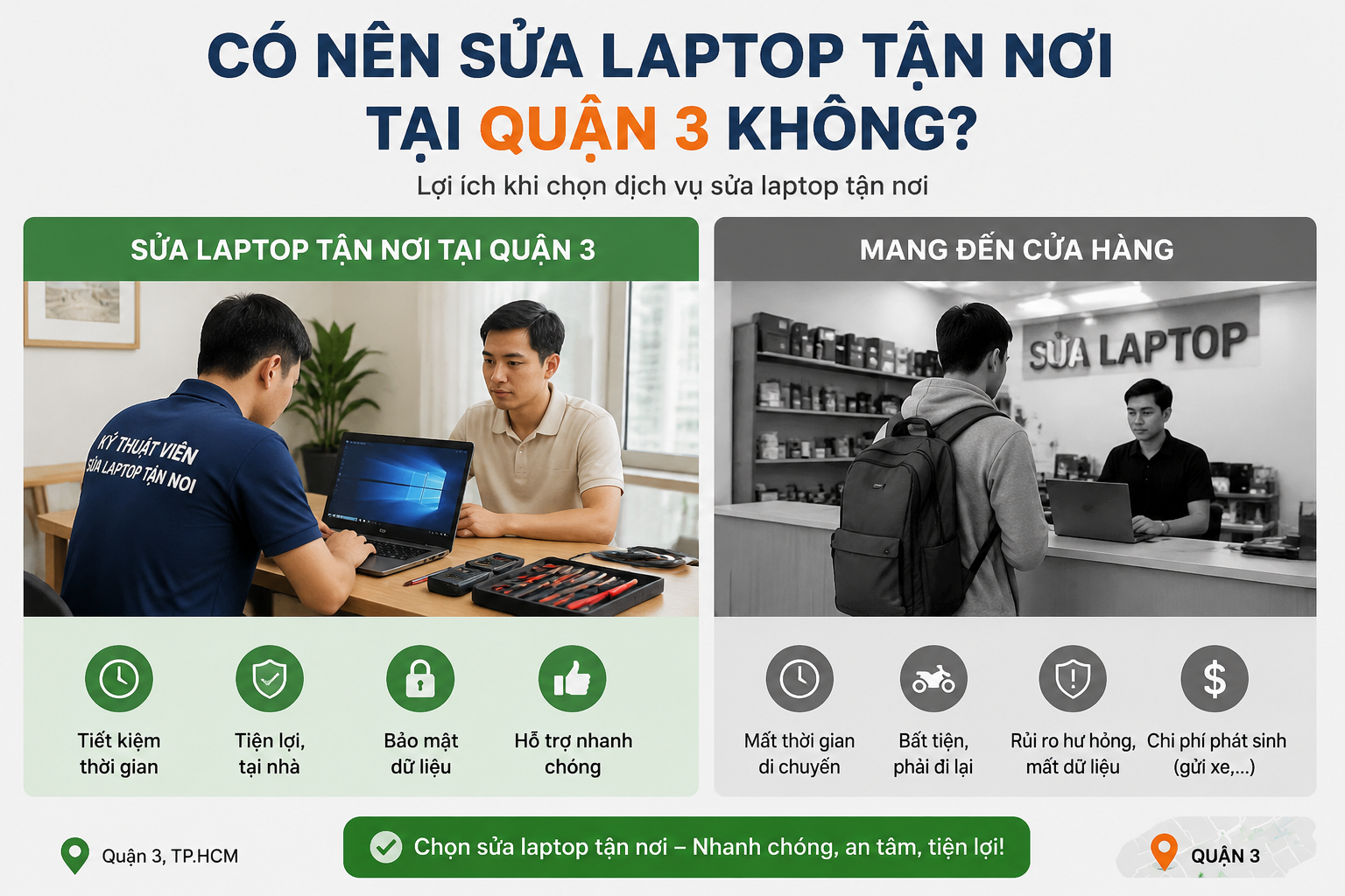 Hình minh hoạ 1: sửa laptop quận 3 tận nơi
